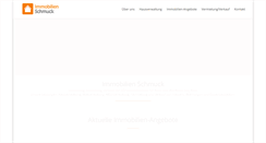 Desktop Screenshot of immobilien-schmuck.com